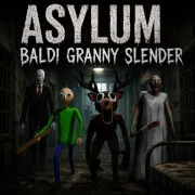 Play Asylum: Baldi Granny Slender Game