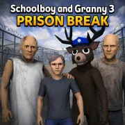Play Schoolboy and Granny 3: Prison Break Game