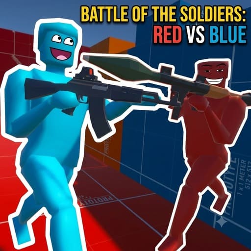 How to play Battle of the Soldiers: Red vs Blue